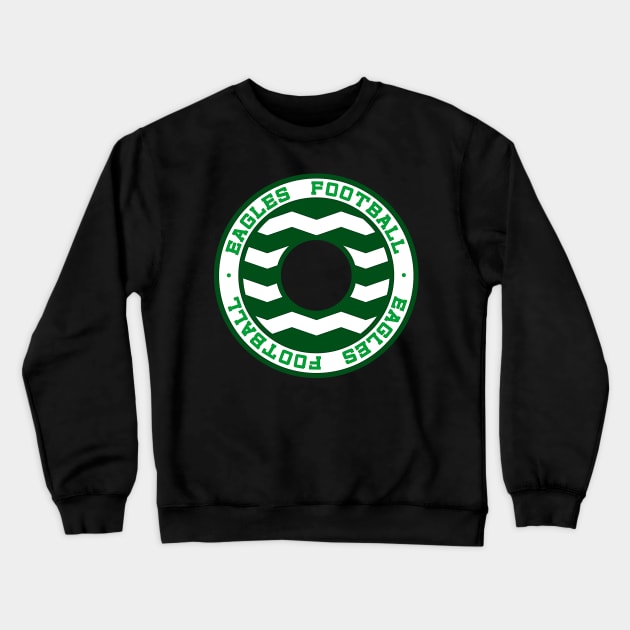 Eagles-Football Crewneck Sweatshirt by wfmacawrub